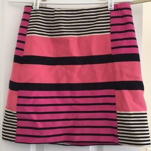 Fun pink / black / cream skirt